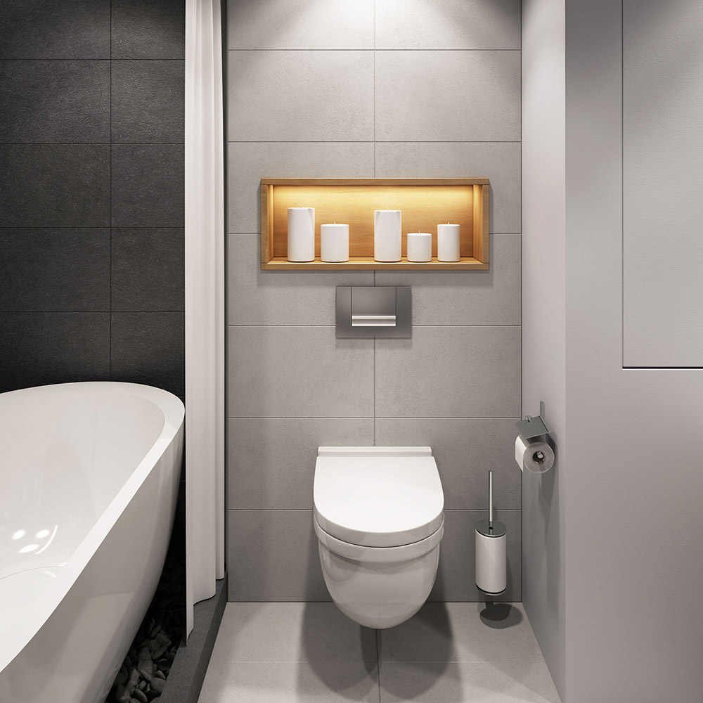Дизайн-проекты для туалетов площадью 1 кв.м.