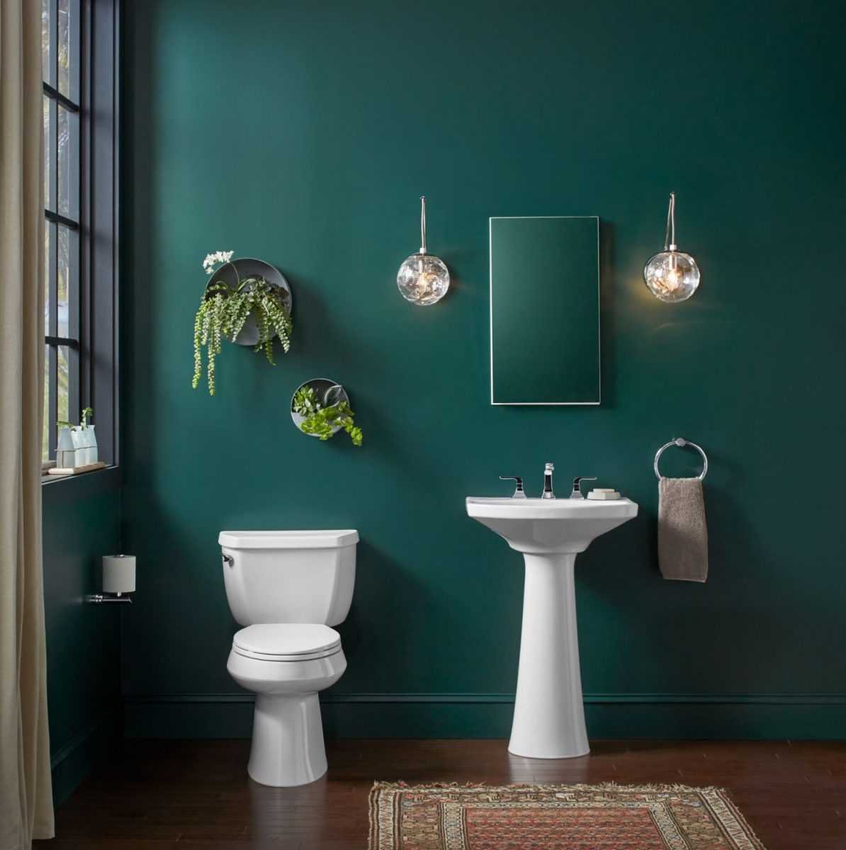 Зеленый туалет (96 фото)