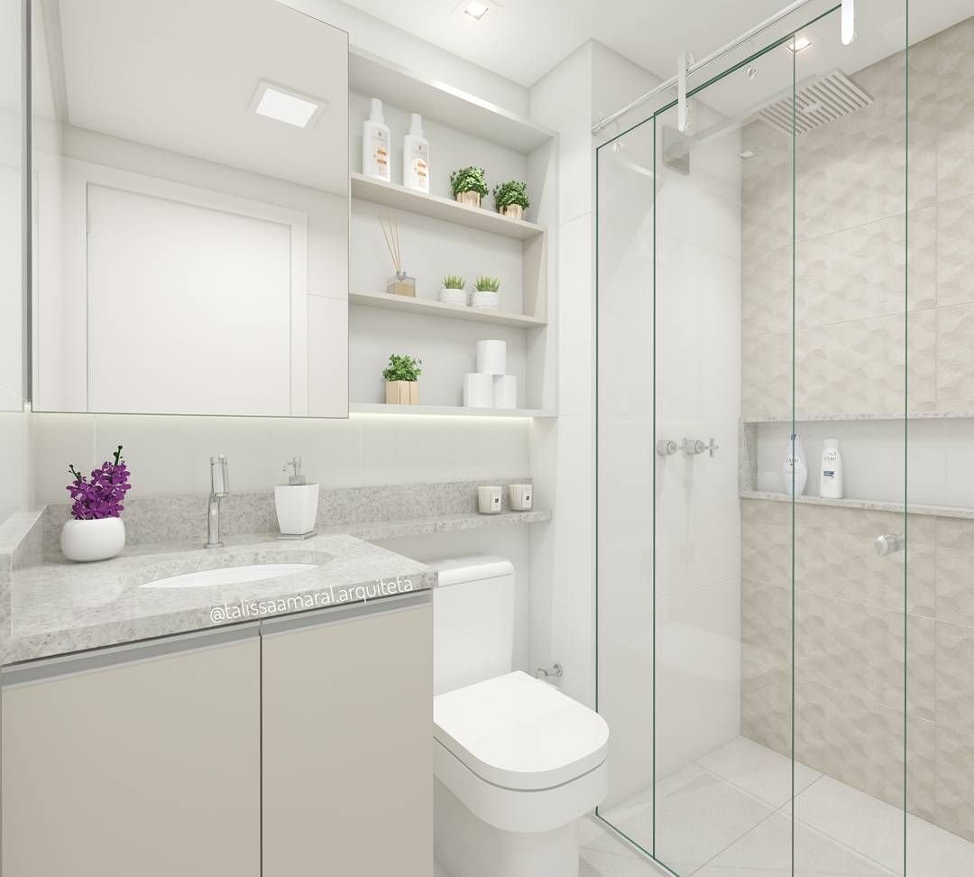 Фото ванной комнаты с плиткой современный дизайн в светлых тонах маленький размер фото дизайн