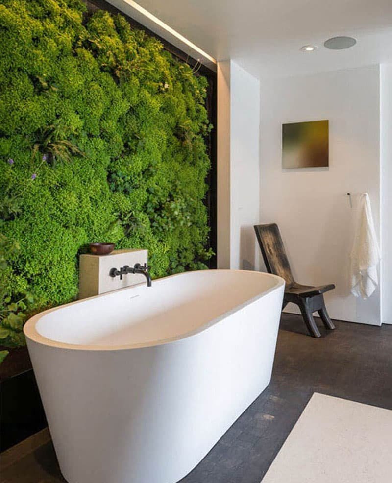 Как превратить ванну в райский уголок с помощью искусственных растений