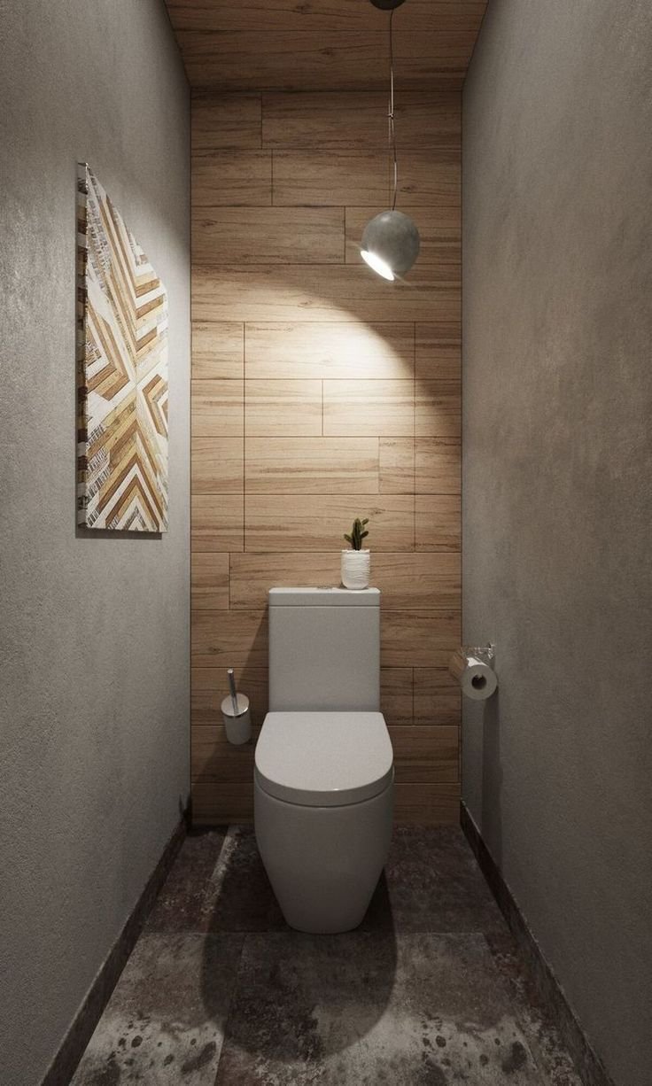 плитка под дерево в туалете дизайн