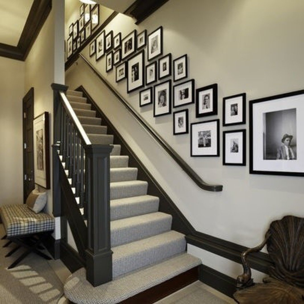 Декор лестничного пролета в частном доме (49 фото) - фото - картинки и рисунки: скачать бесплатно
