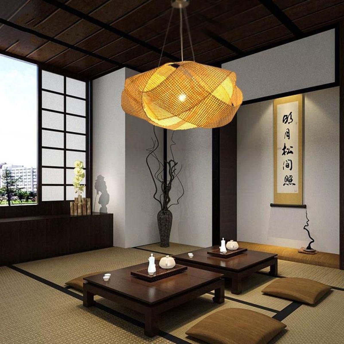 Как купить Подвесной светильник в Японском стиле?