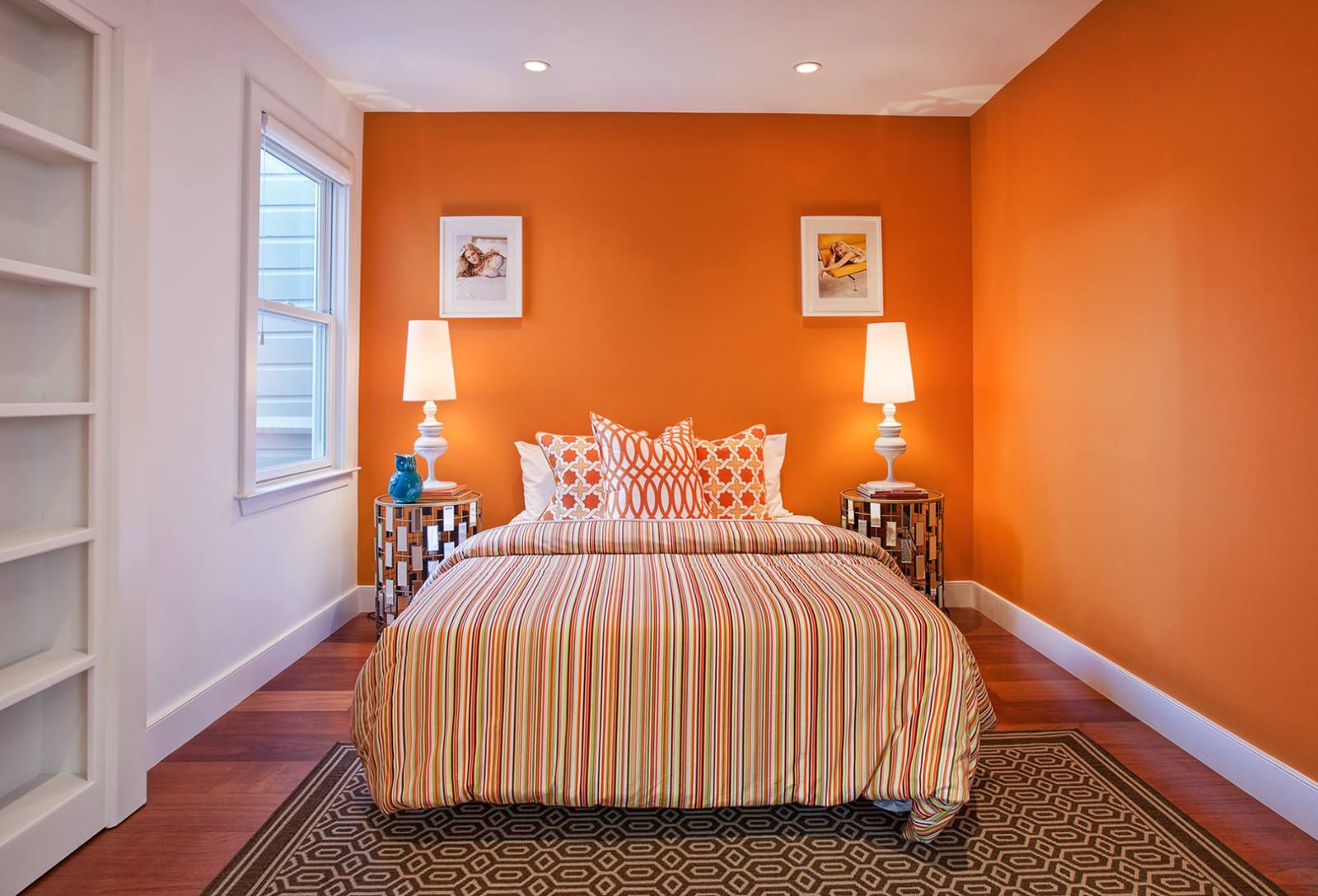 Оранжевые обои в интерьере – 140 фото примеров | Новости дизайна