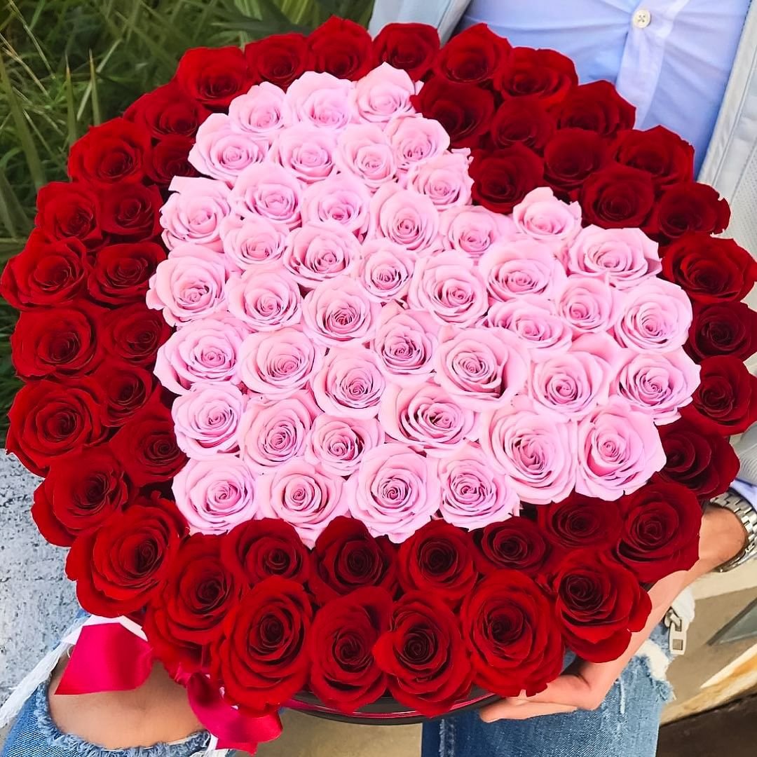 Красивые фото букетов из роз (100 фото)