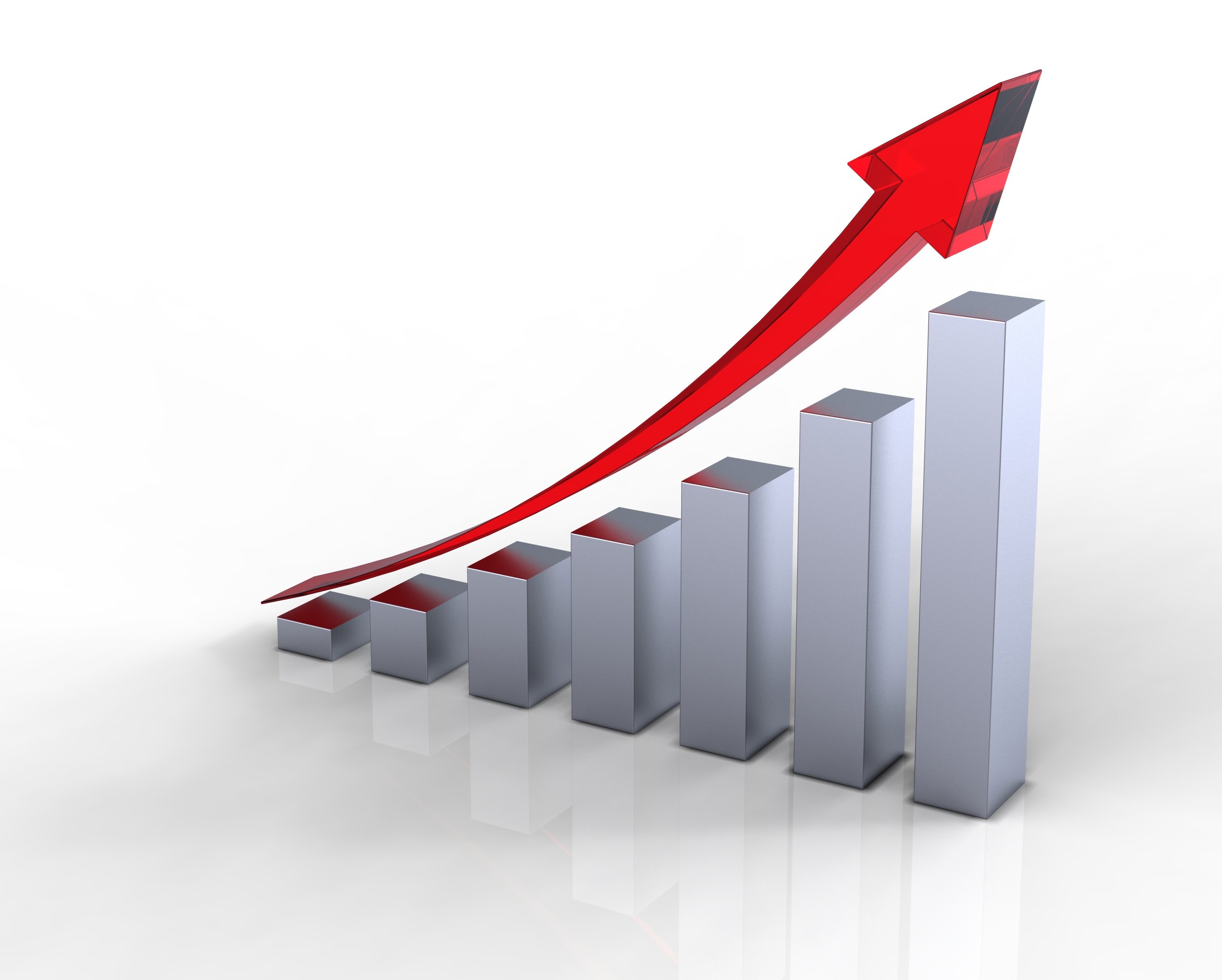 Улучшить статистику. Диаграмма роста. График роста. Тенденция роста. Увеличение продаж.