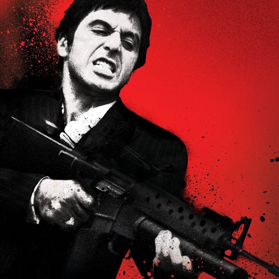 Tony scarface. Аль Пачино Тони Монтана. Аль Пачино Scarface. Аль Пачино лицо со шрамом. Лицо со шрамом – Тони Монтана (1983).