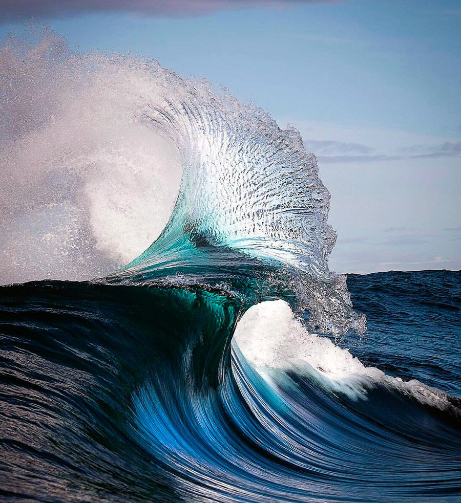 Красивые морские волны (55 фото)