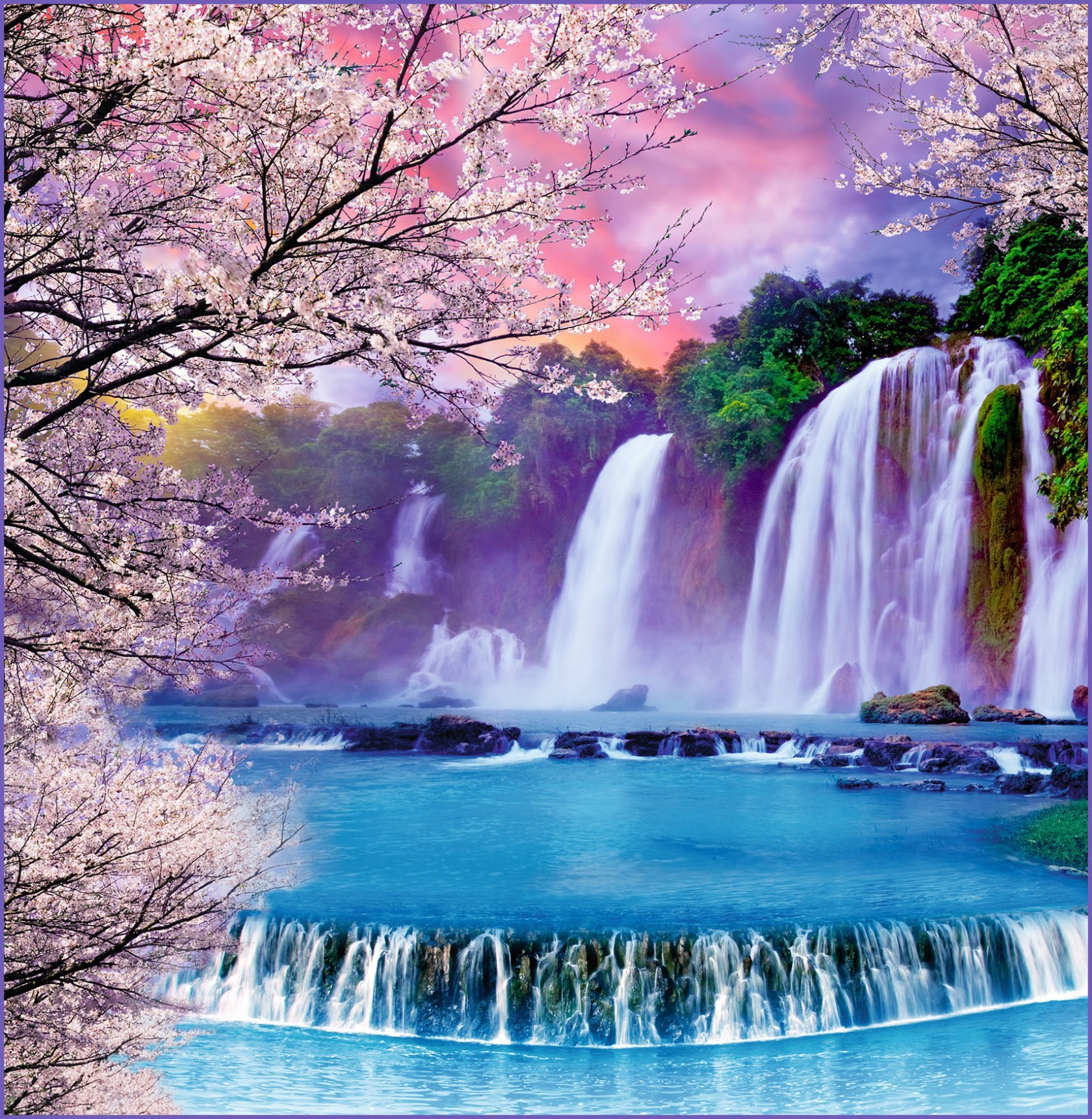 Красивые пейзажи с водопадами фото