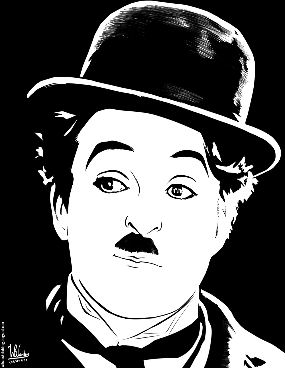Неповторимая силуэт Чарли Чаплина - воплощение утонченной элегантности и изумительной экспрессии движений
