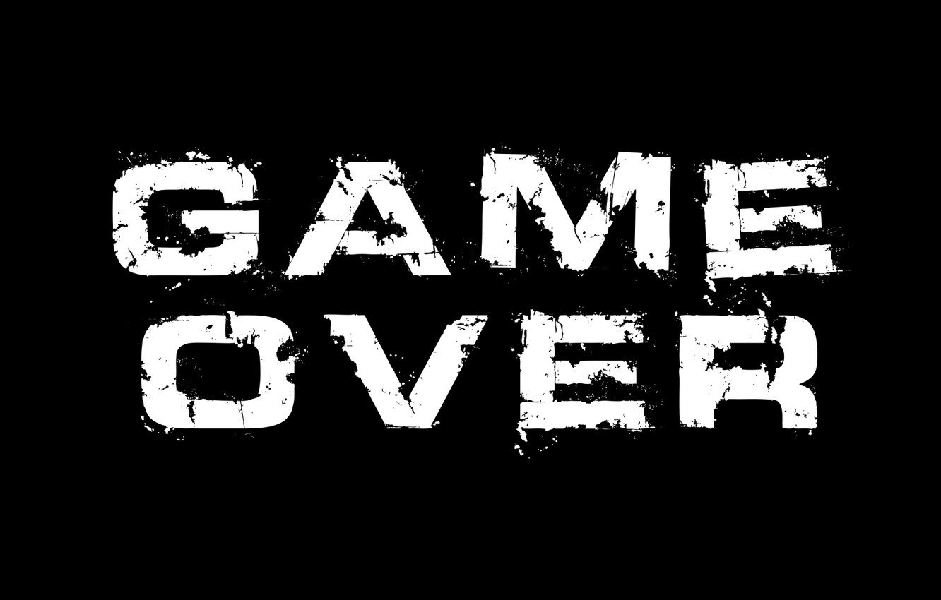 Картинки с надписью game over