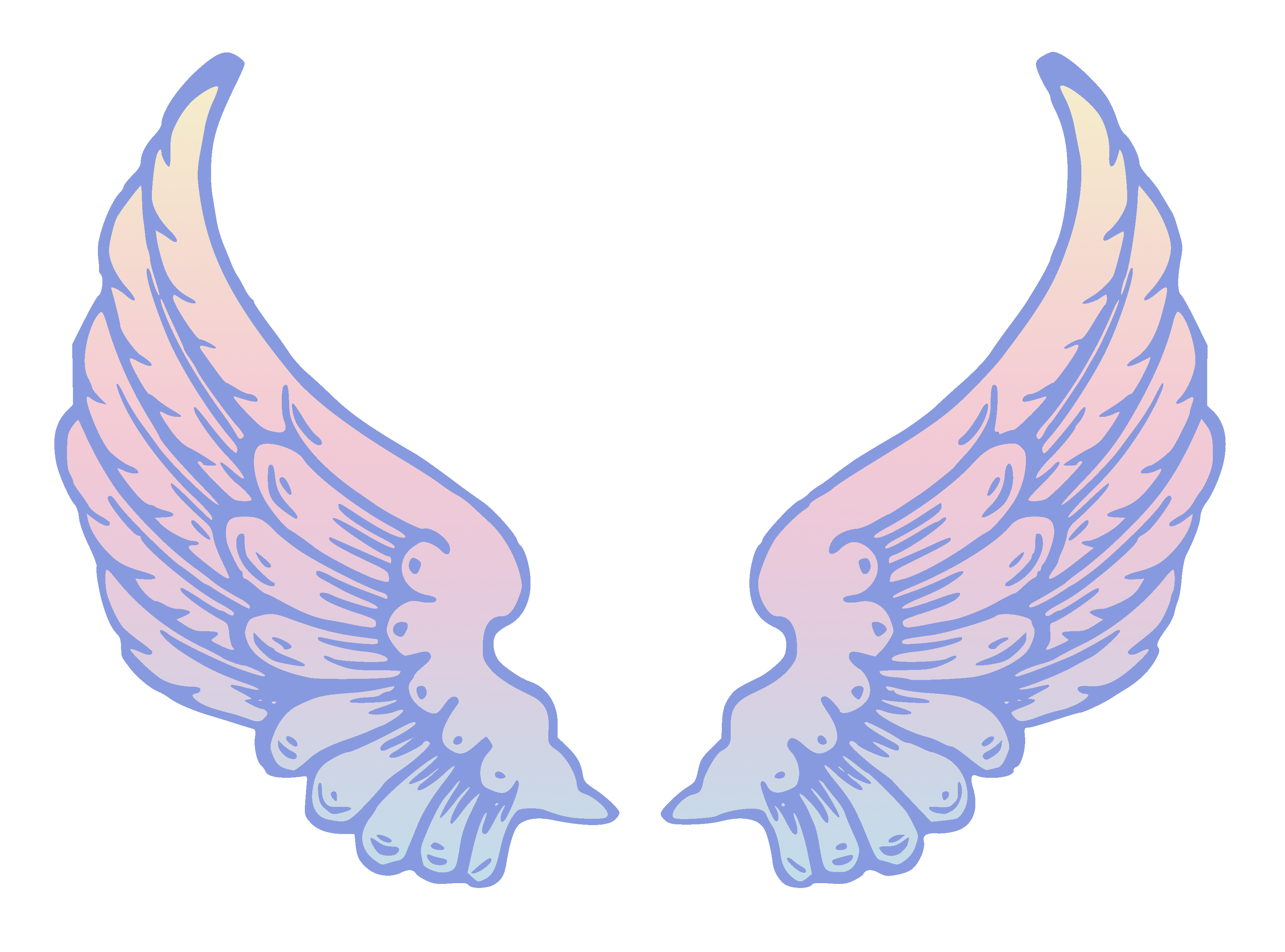Символ два крыла. Ангельские Крылья. Крылья ангелочка. Крылья ангела на прозрачном фоне. Наклейка Крылья ангела.