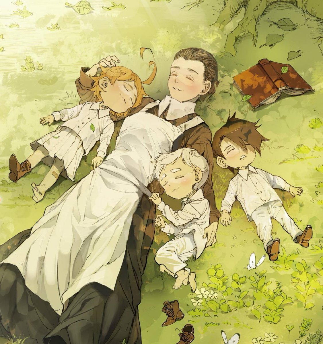 Обещанный неверленд ожп. The promised Neverland аниме. Эмма Неверленд. Аниме обещанный Неверленд Изабелла. Обещанный Неверленд Изабелла и Эмма.