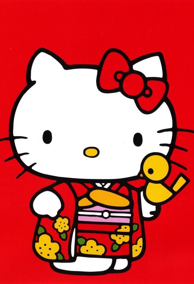 Фото черная hello kitty