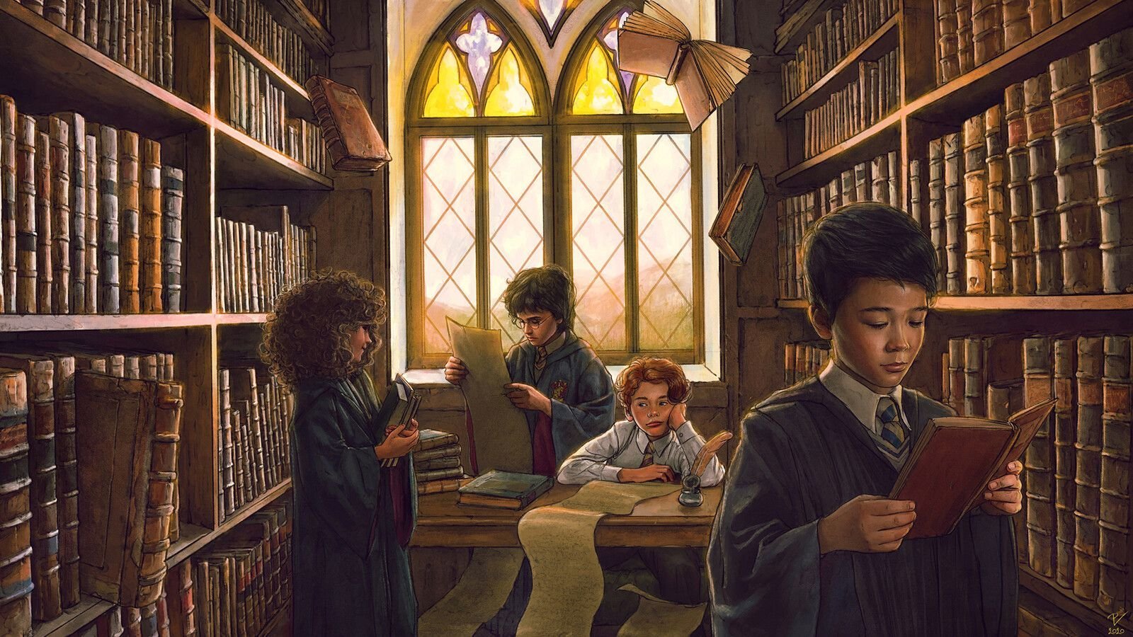 Гарри Поттер и философский камень библиотека