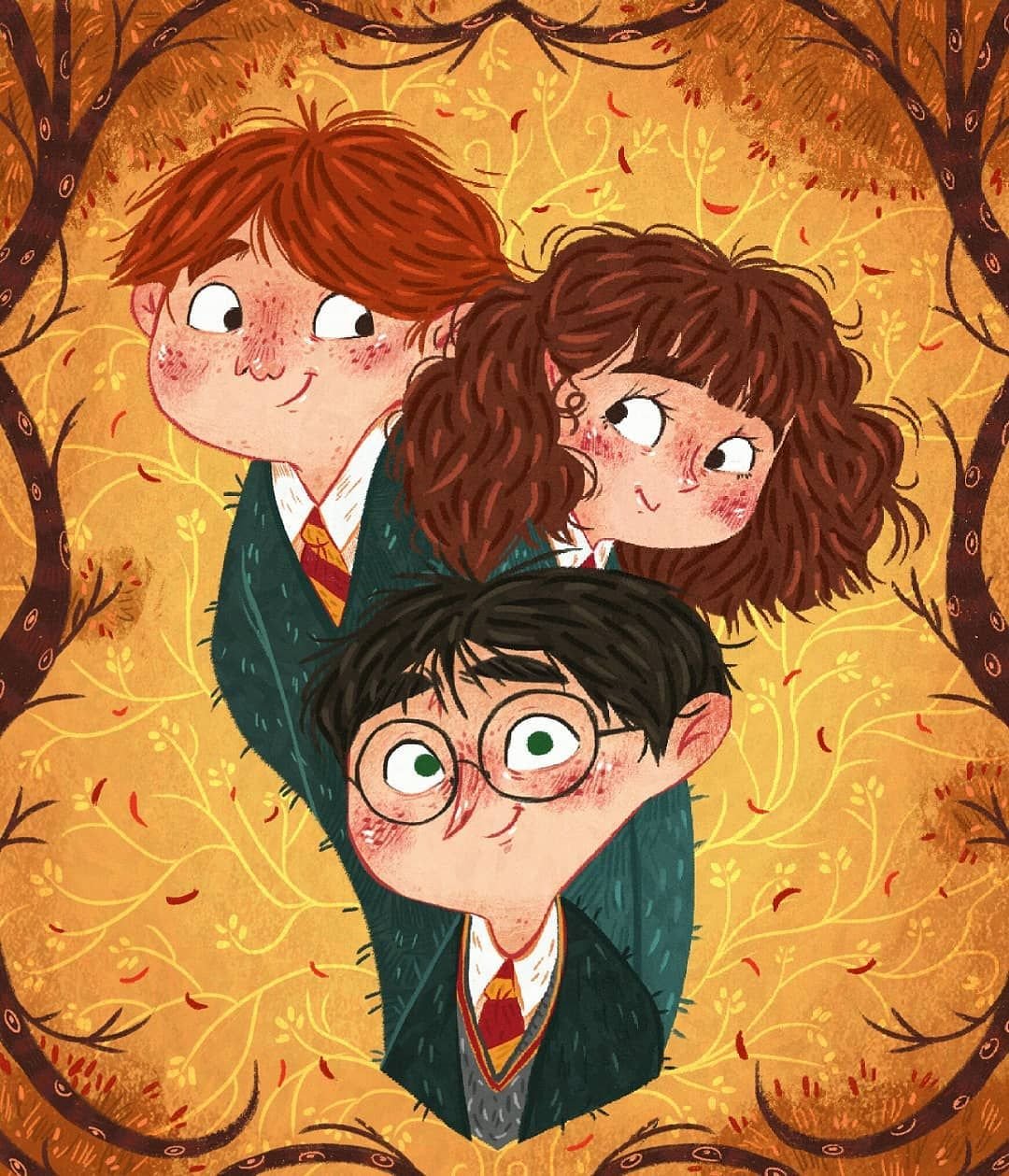 Harry potter kids. Амелия Гарри Поттер. Золотое трио Гарри Поттер арт. Гарри Поттер арт Гарри. Гарри Джеймс Поттер золотое трио.