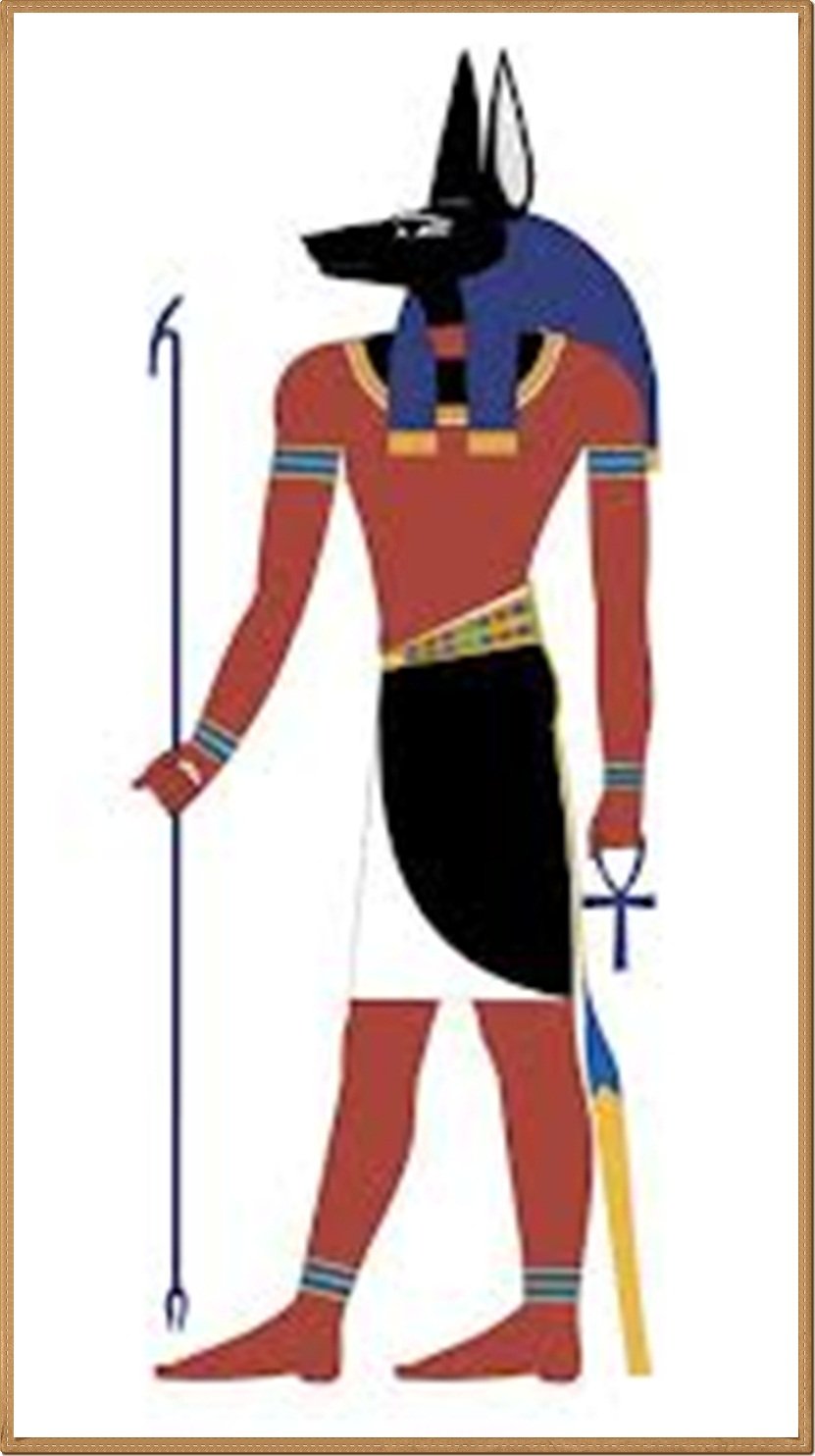Ра и Анубис в древнем Египте