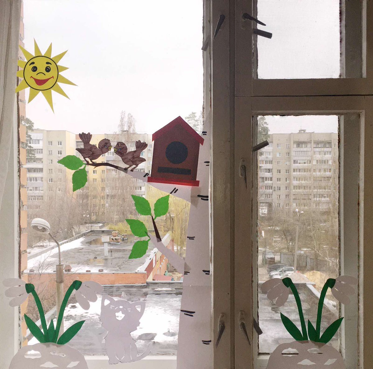 Окна весна