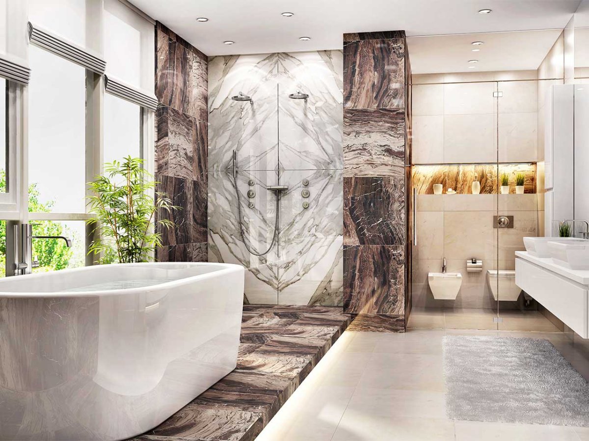 Мраморная ванная