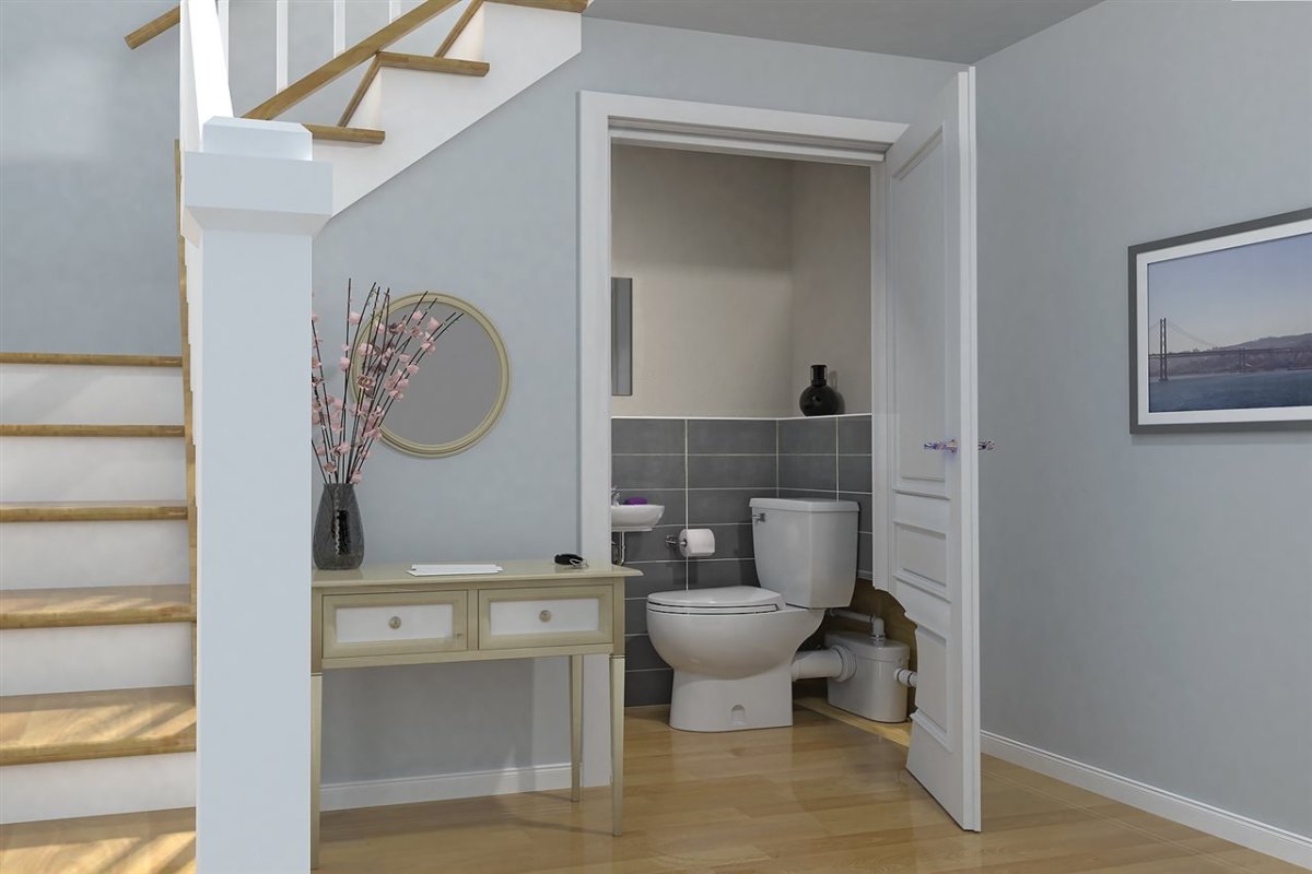 Лестница в двухэтажной квартире