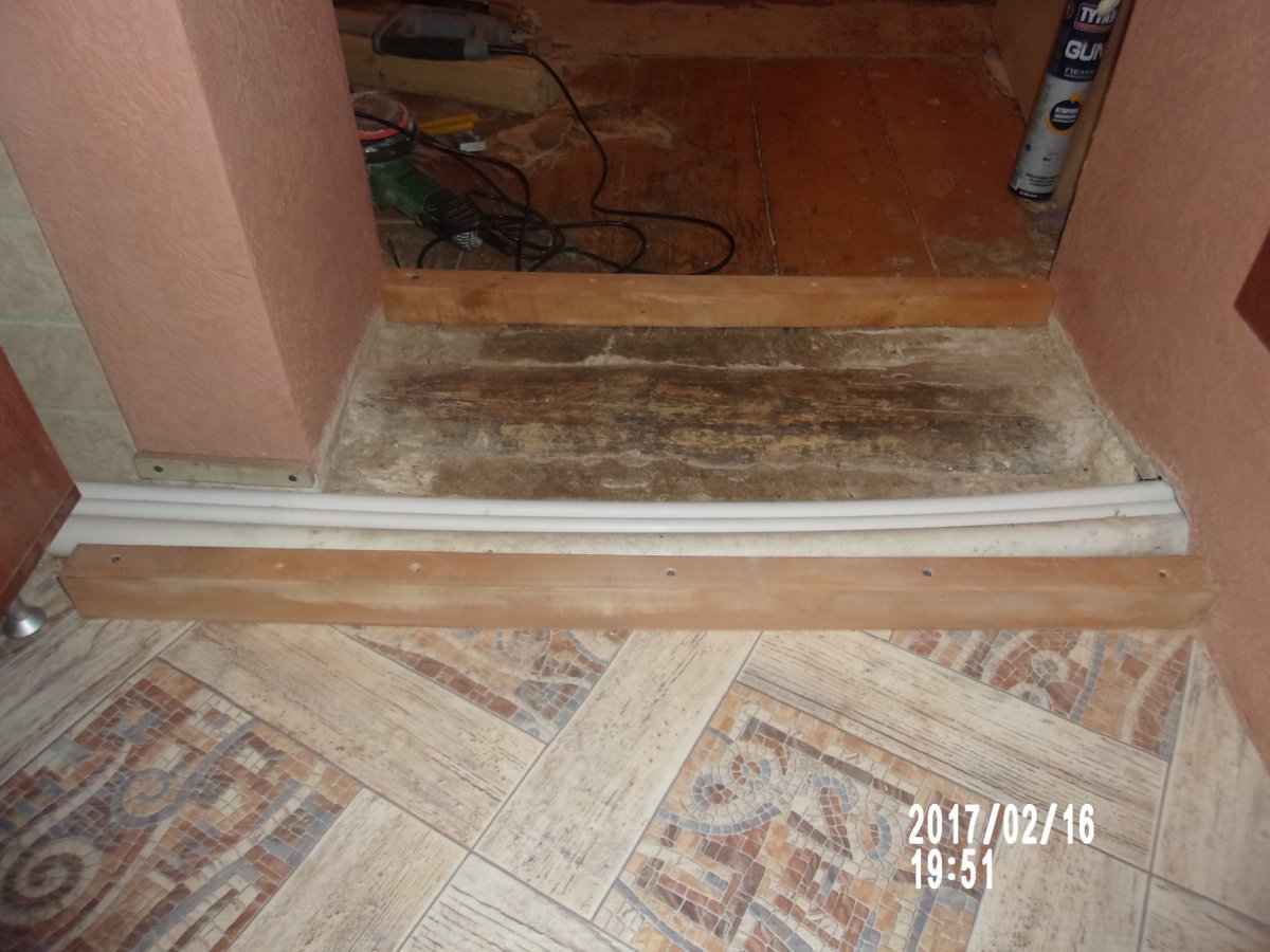 Дверные откосы в санузлах