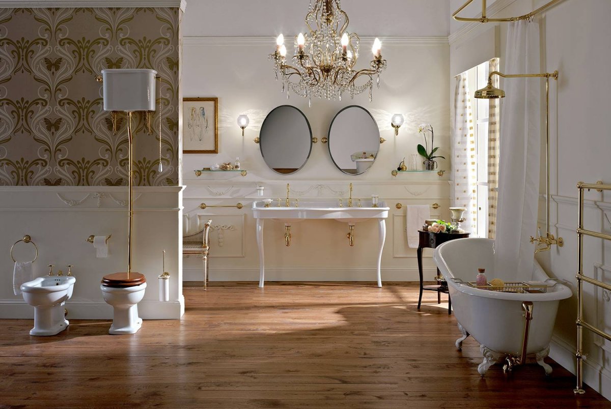 Необычная отделка туалета