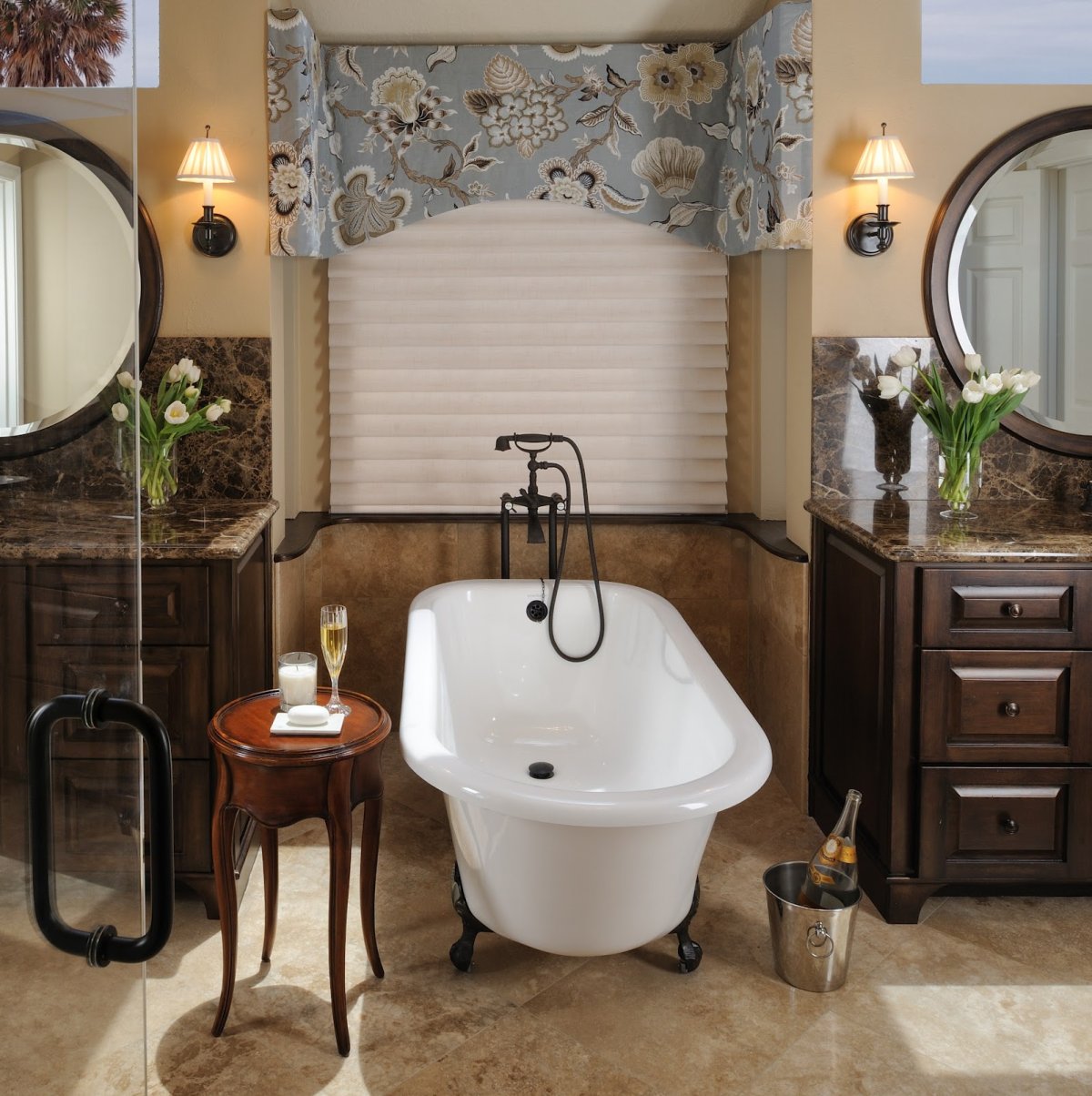 Ванная в стиле шебби Шик