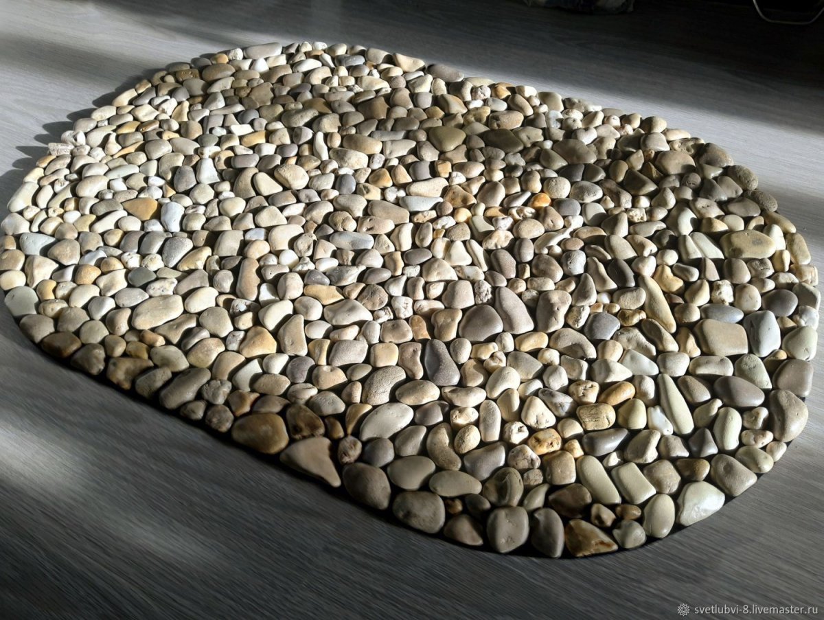 Душевая из гальки