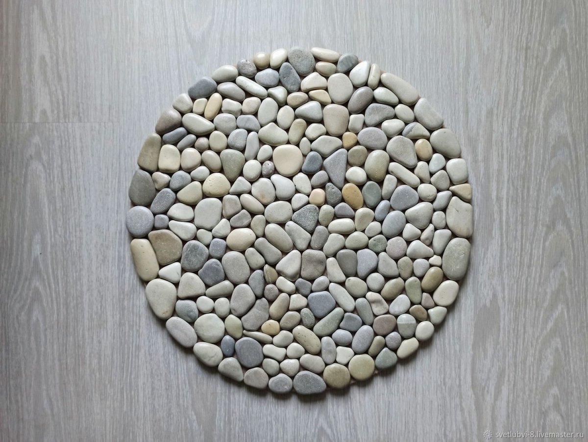 Душевая с камушками