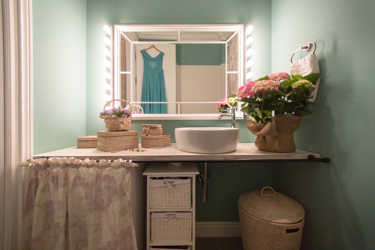 Занавеска под раковину