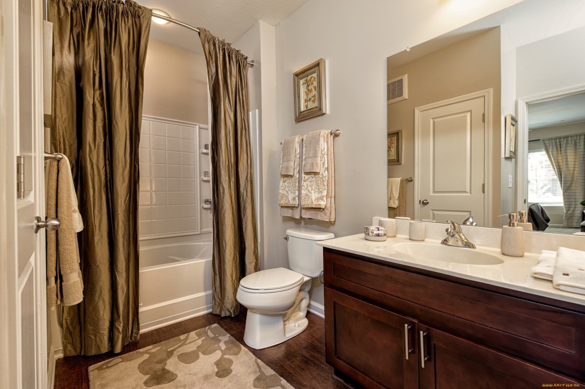 Уют в ванной комнате реальные фото