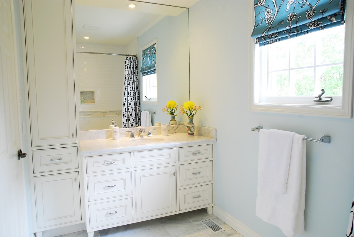 Занавеска под раковину в ванной