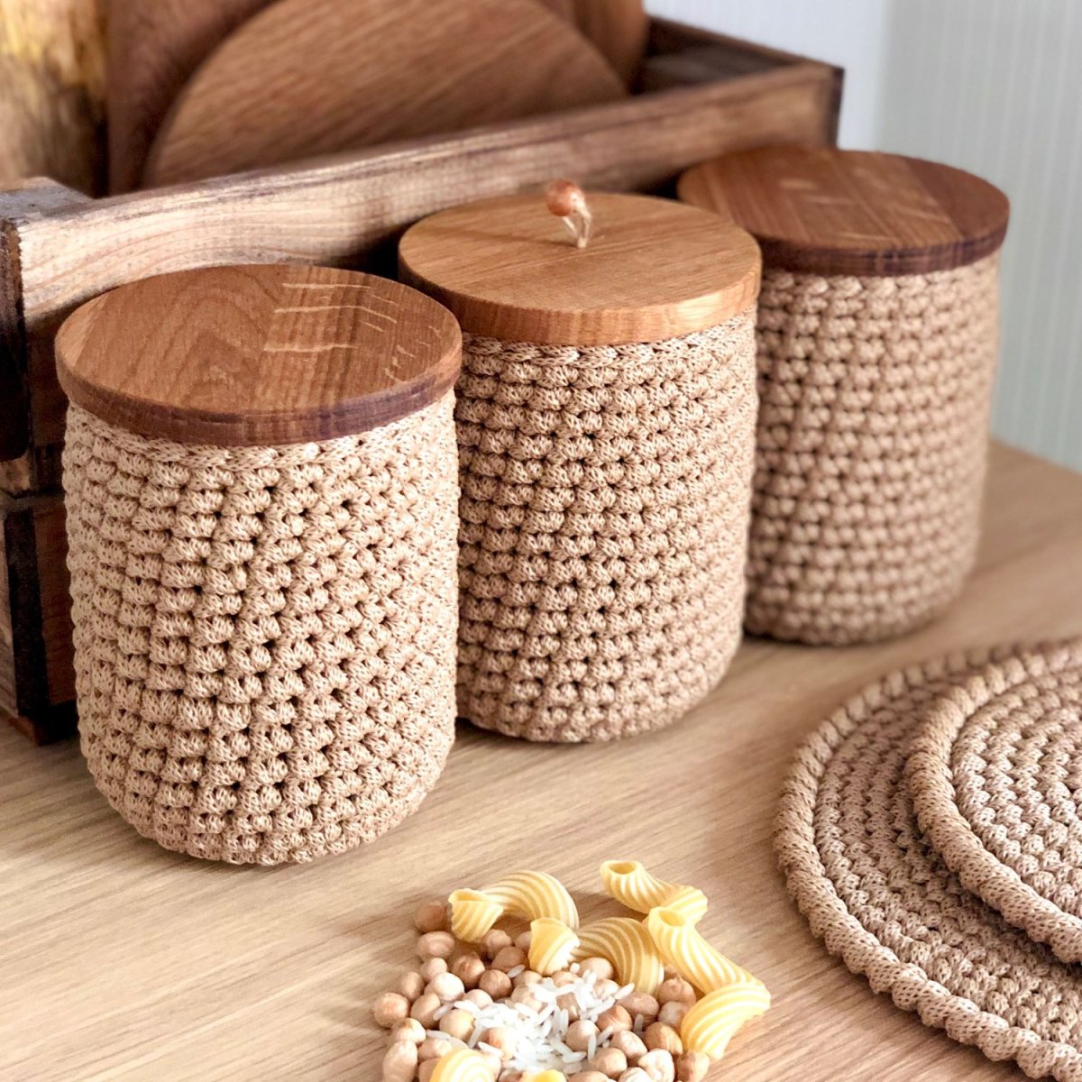 Корзинки из джута икеа