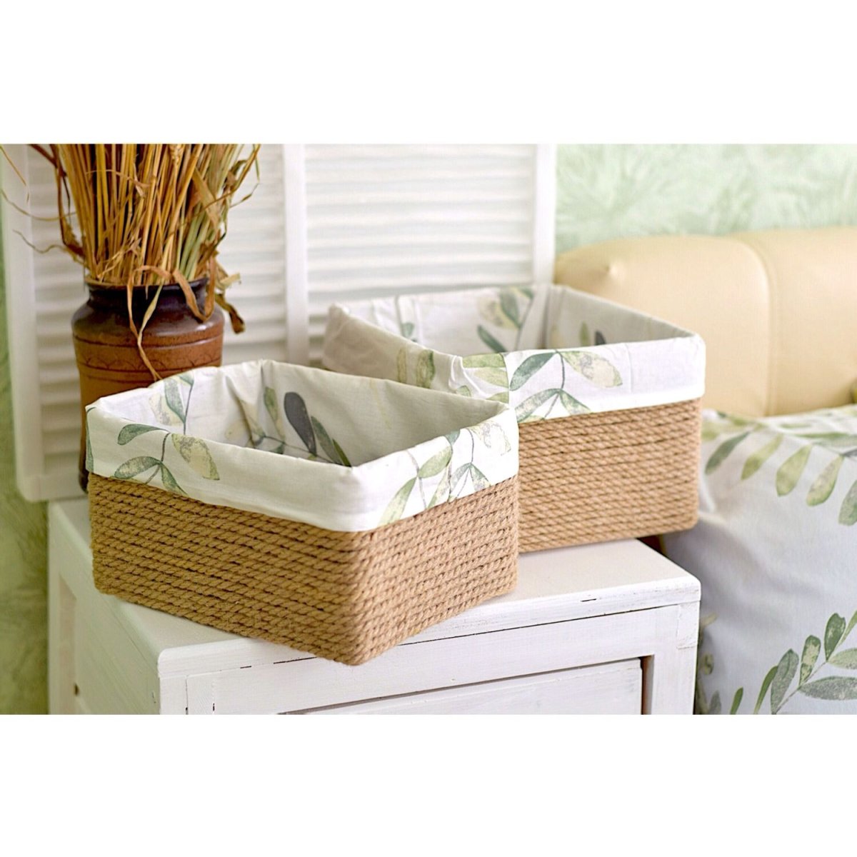 Корзинки для ванной комнаты