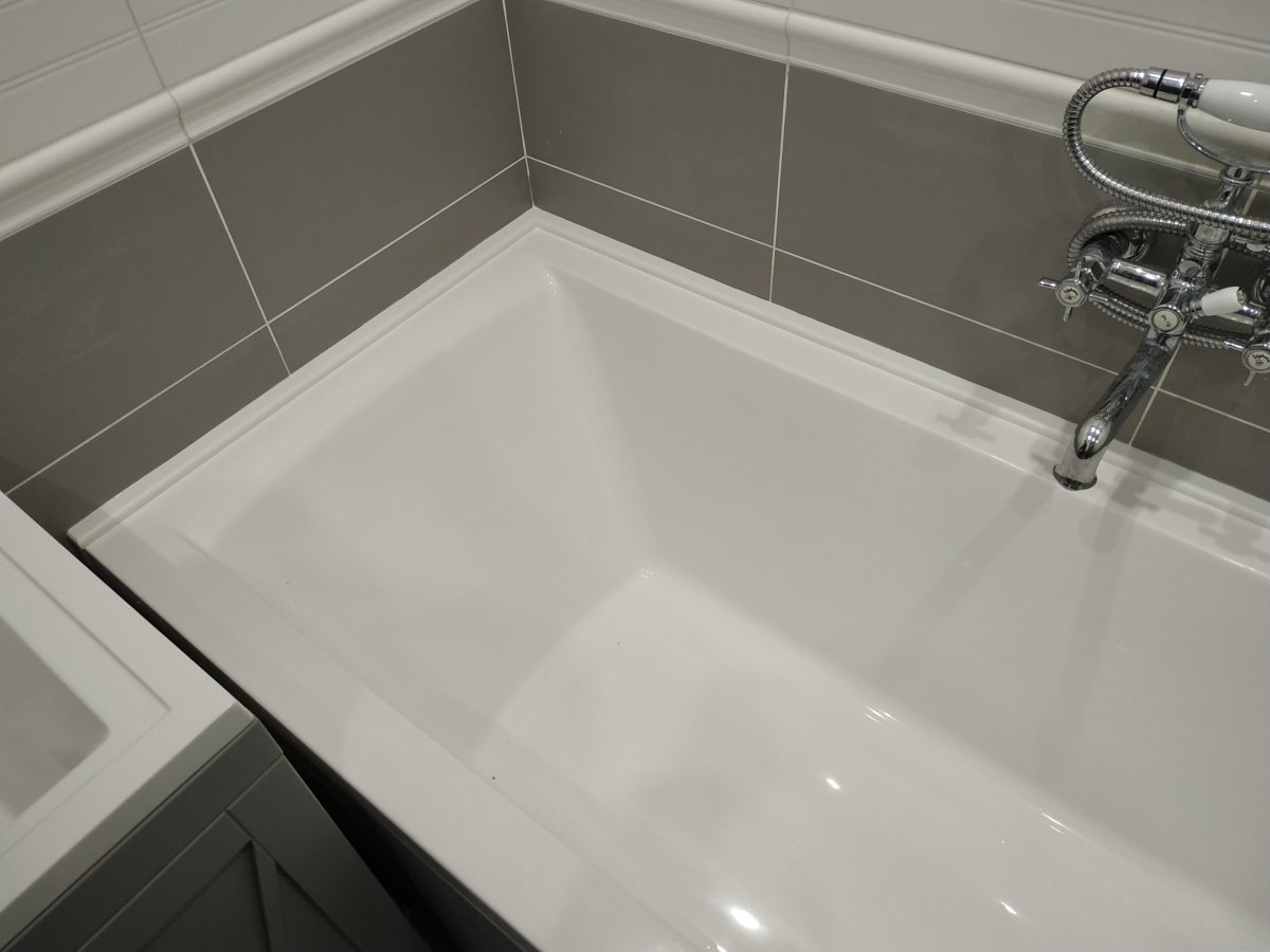 Ванная с бортиком