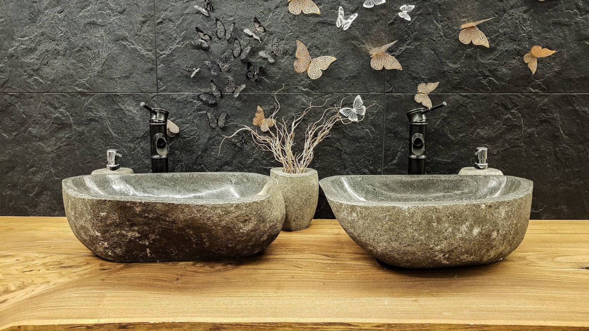 Стеклянная столешница в ванную