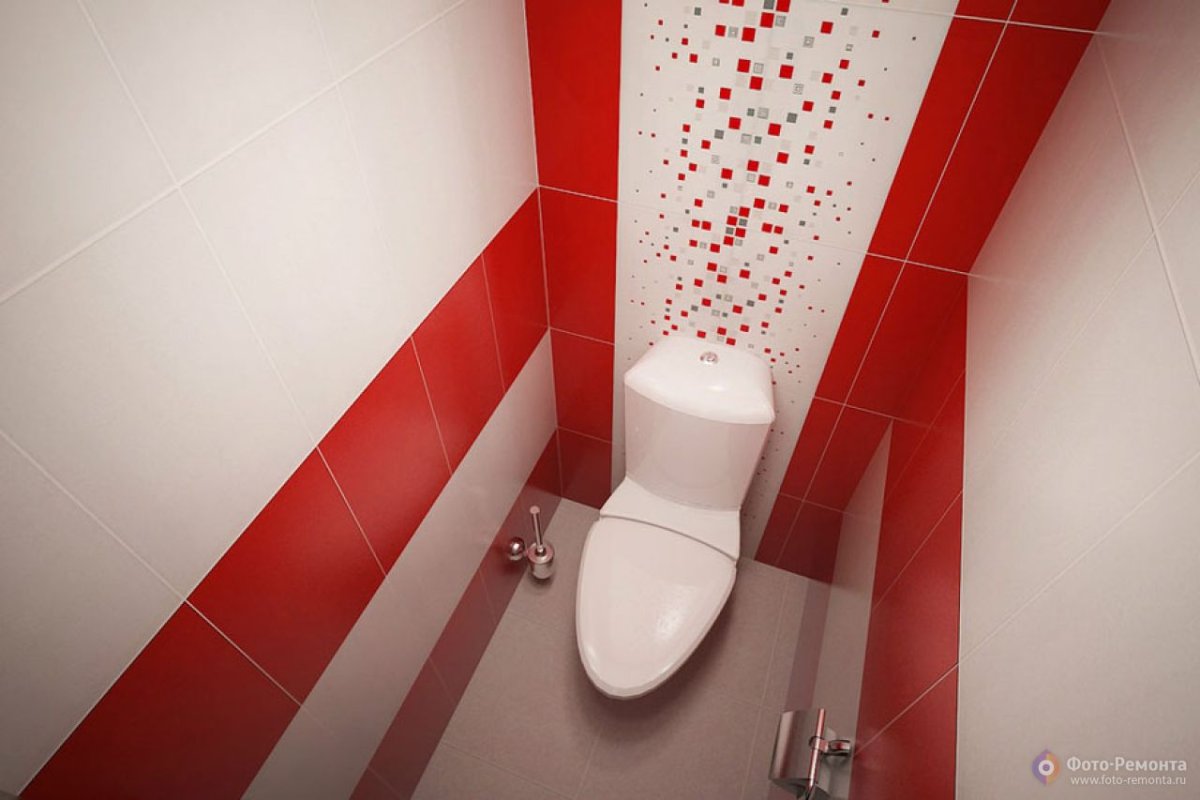 Дизайнерская отделка туалета