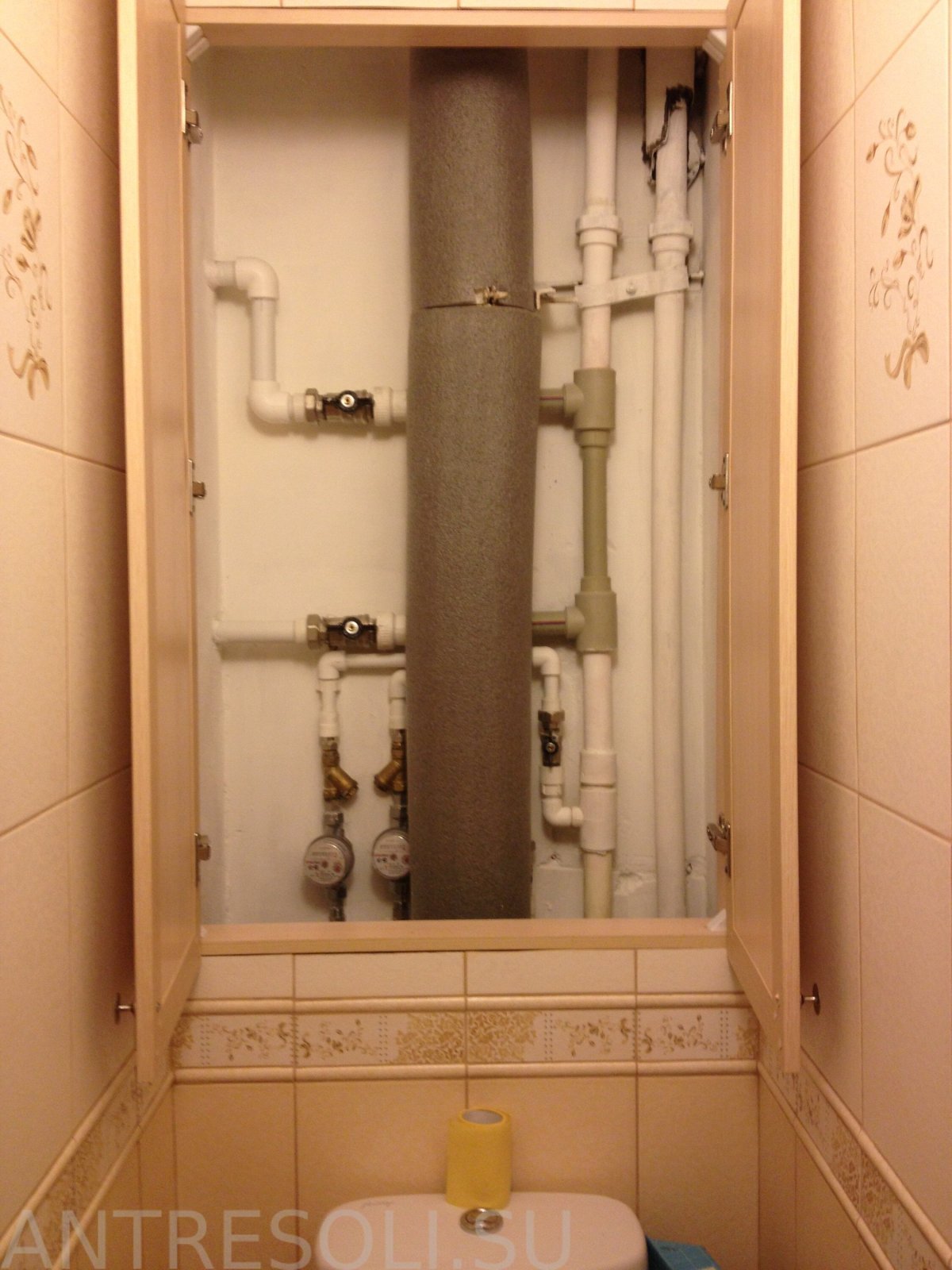 Ванная комната с сауной и душем