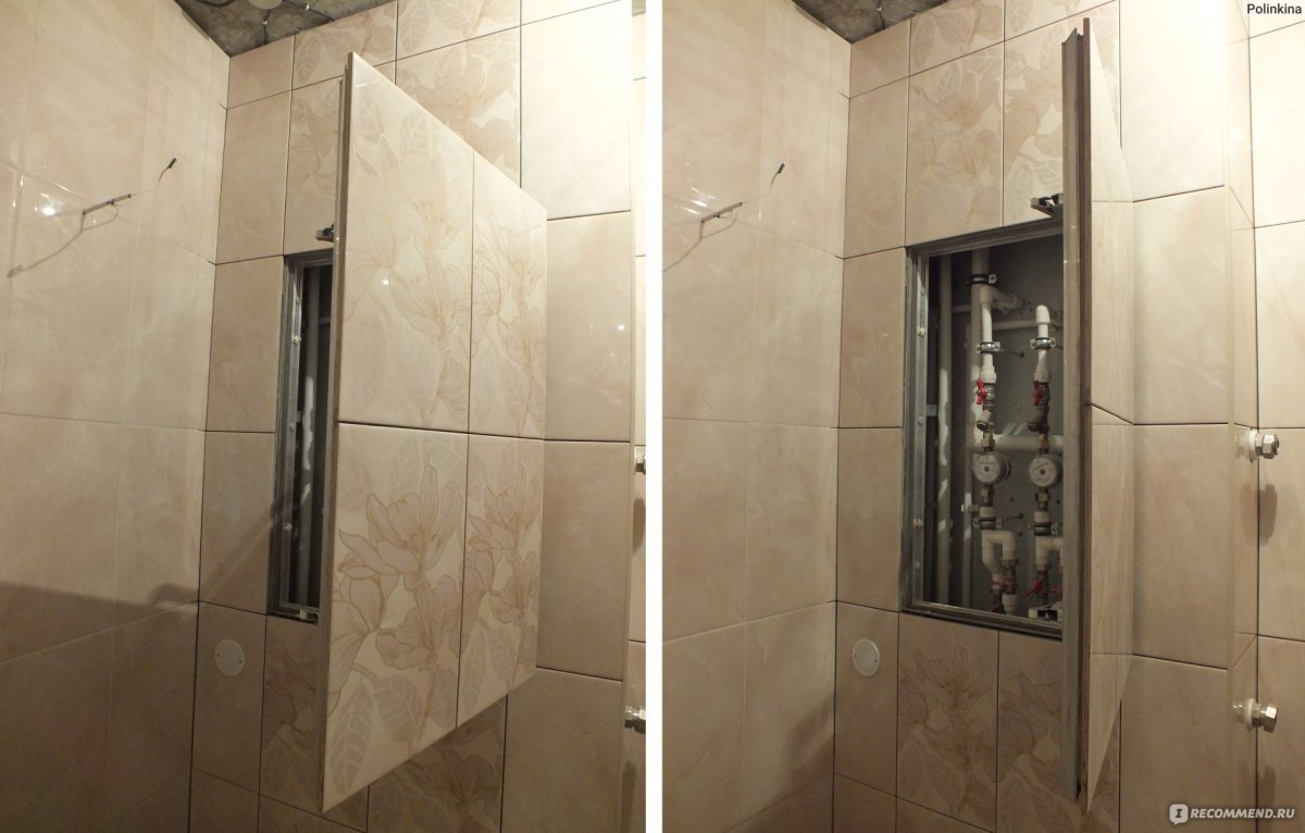 Люк в туалете под плитку