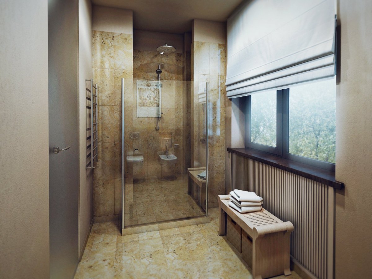 Душевые комнаты в частном доме