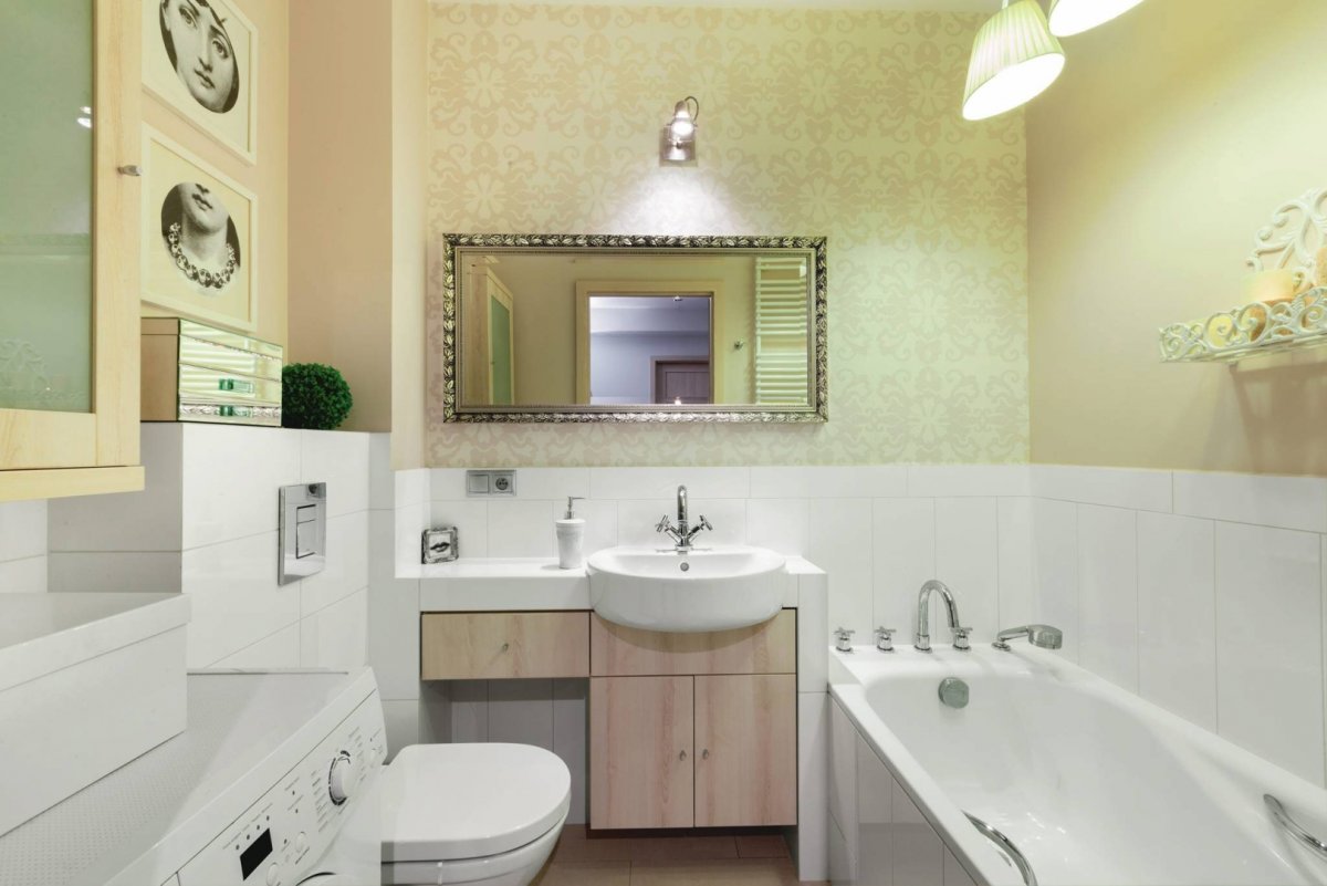 Санузел 2,5 кв в скандинавском стиле