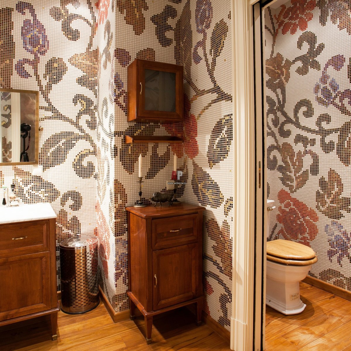 Стиль Модерн в интерьере туалет