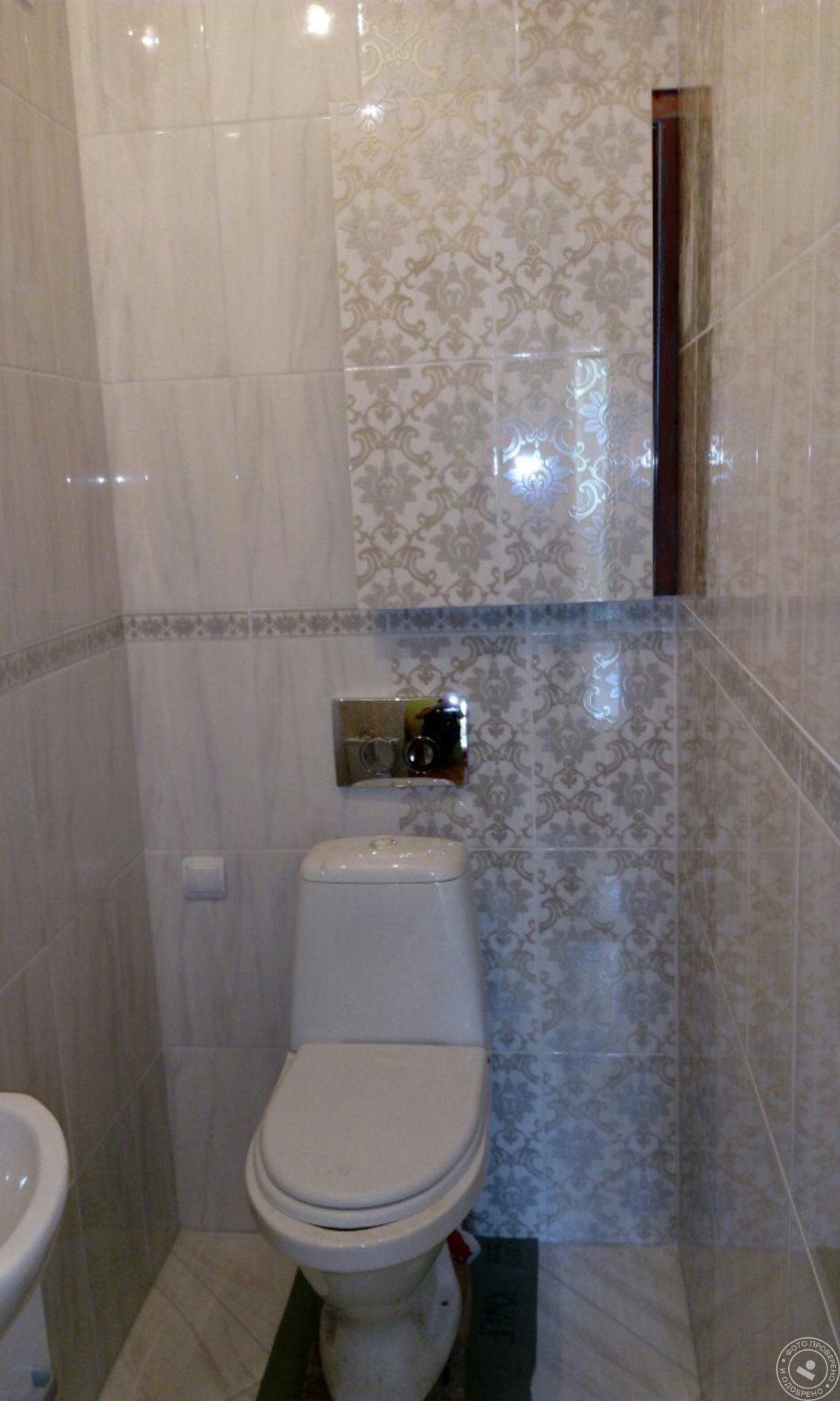 Отделка туалета ПВХ 3d панелями