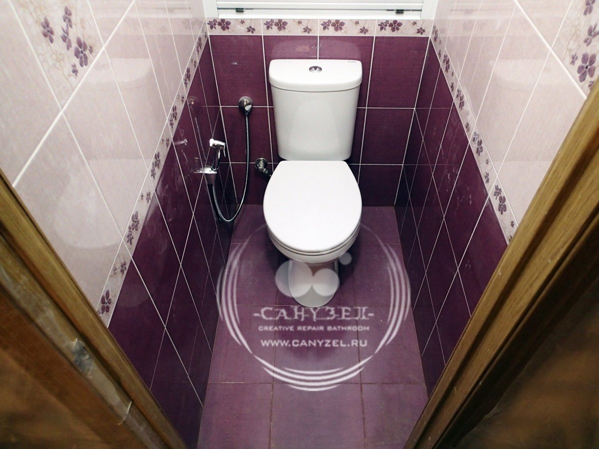 Отделка туалета под ключ