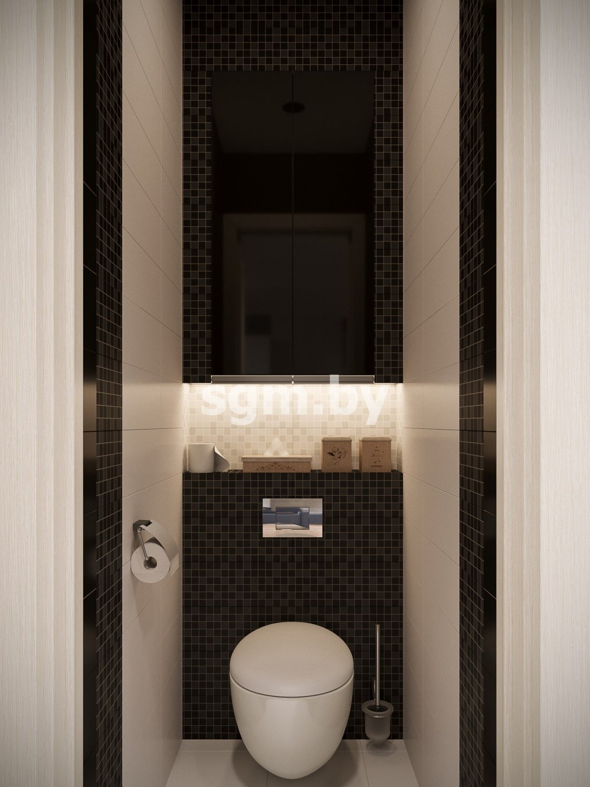 Узкий туалет