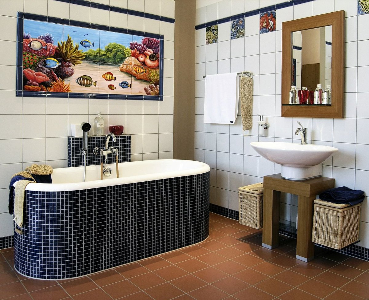 Отделка ванной комнаты плиткой своими руками