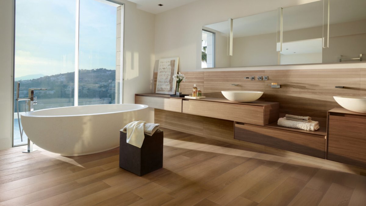 Паркет для ванной комнаты