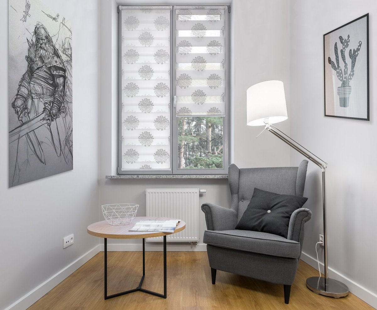 Рулонная штора в ванную