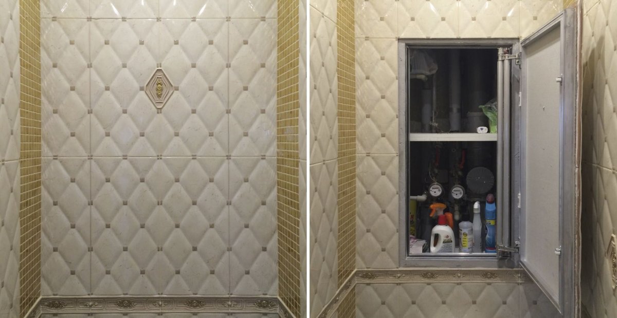 Люк под плитку Евроформат ЕТР 60-120