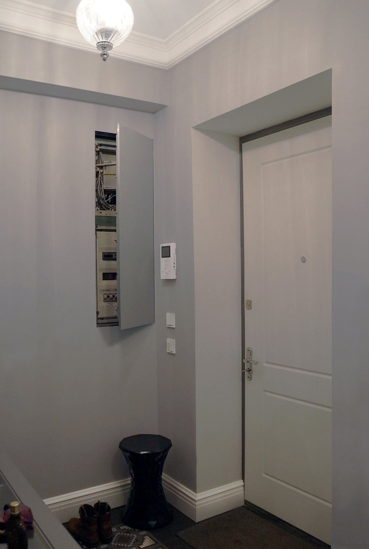 Электрощиток скрытого монтажа под покраску